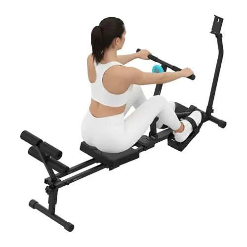 Cecotec Drumfit Rower CompactROW, faltbares Rudergerät mit 12 Widerstandsstufen