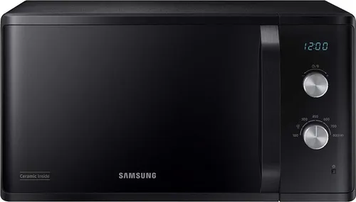 Samsung Solo Mikrowelle 23L 800W Schwarz - Mikrowelle mit 23 Litern, 800 Watt Leistung und gleichmäßiger Erwärmung für schnelle und einfache Zubereitung von Speisen.