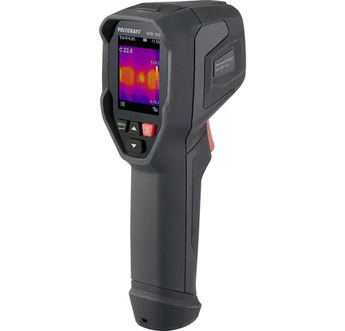 VOLTCRAFT Wärmebildkamera WB-90 - Überwachungskamera mit 60 mK thermischer Empfindlichkeit, ideal zum Aufspüren von Temperaturabweichungen und zur Vermeidung von Folgeschäden in verschiedenen Anwendungen.