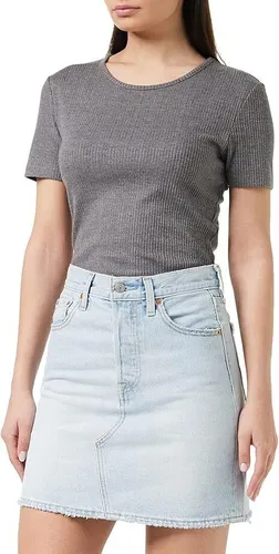 Levi's Damen High Rise Decon Iconic Boyfriend Mini Skirt - Damen Rock im Boyfriend-Stil aus 100% Baumwolle, ideal für Freizeit, Party oder Reise - zeitlos und vielseitig kombinierbar!
