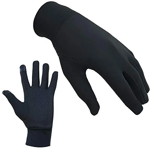 ATTONO Winter Jogging Running Walking Langlauf Auto Touchscreen Unterzieh Handschuhe (XL/XXL)