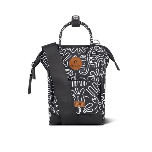 CABAIA Mini Bag AMIENS, Schwarz - Umhängetaschen: Die schwarze CABAIA Nano Bag kombiniert stilvolles Design mit durchdachter Funktionalität – ideal für Smartphones und mit wasserabweisendem Material für zuverlässigen Schutz.