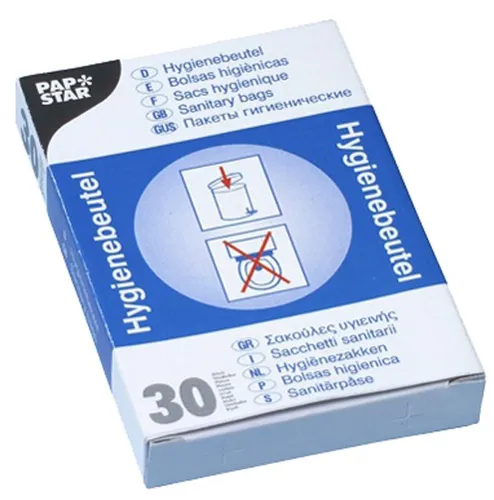 STARPAK PE Hygienebeutel unbedruckt weiß 30 Stück