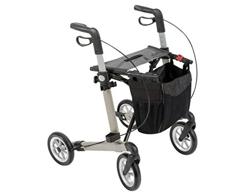Rehasense Server L Komfort Softrad Rollator champagner