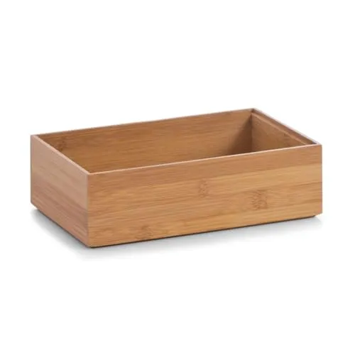 Basera Aufbewahrungsbox aus Bambus, 23 x 15 x 7 cm in beige von Basera