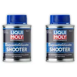 2x 80ml LIQUI MOLY 21600 Additiv Motorbike Benzinstabilisator Shooter Krafstoff