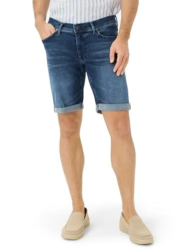 Brax Herren Bermuda Style CHRIS DEEP SEA USED - Herren-Shorts im Slim Fit aus hochwertigem Denim, ideal für lässige Sommerlooks und optimalen Tragekomfort.