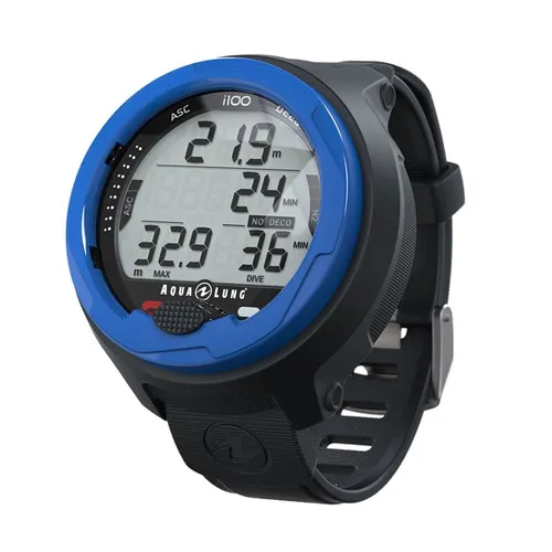 Aqualung I100 Dekompressionstauchcomputer, Blau - Sonstige, 4 Tauchmodi und aktualisierbare Software für langfristige Nutzung - ideal für alle Taucher, von Anfängern bis Profis.