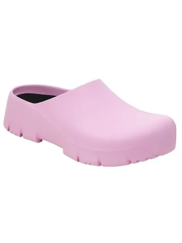Birkenstock Super Birki 2.0 Polyurethan Clog in Fondant Pink 35 - Clogs mit wasser- und schmutzabweisendem Polyurethan, ergonomischem Korkfußbett und rutschhemmender Sohle – ideal für Beruf, Freizeit und Garten.