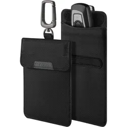 Spigen Klasden Keyless Go Tasche - RFID-Signalblockierung für Autoschlüssel - Schlüsselgehäuse mit hochwertiger RFID-Abschirmung, schützt vor Datenraub und Verlust. Robuste Hülle für maximale Sicherheit Ihres Autoschlüssels.