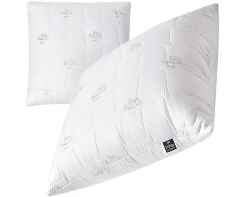 SEI Design Kopfkissen Kopfkissen Kissen Mirkofaser Seitenschläferkissen, Füllung: 650g luxuriöse Mikrofaser, Bezug: Mikrofaser gesteppt, Seitenschläfer, Rückenschläfer, Bauchschläfer, Kissen, Avegane Alternative zu Daunenkissen