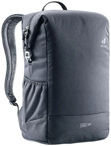 Deuter Daypack Vista Spot Rucksack 40 cm - Schwarz - Daypack für junge, trendbewusste Erwachsene mit ergonomisch gepolsterten Schultergurten und wasserabweisendem Material. Ideal für den urbanen Lifestyle und perfekt für Alltag und Ausflüge.