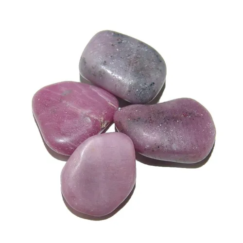 Rubin 10 g, Trommelsteine, ca. 2 Steine, Handschmeichler Wassersteine