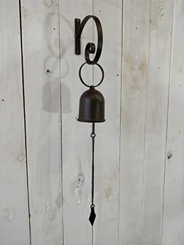 Manufaktur Lichtbogen Türglocke aus Gusseisen/Metall - antik - nostalgisch - Garten-Glocke