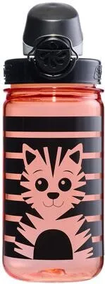 Nalgene OTF Kids Sustain Kindertrinkflasche mit Motiv, 350ml, orange Tiger