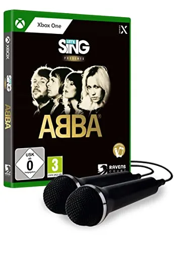 Let's Sing Abba + 2 Mikrofone für Xbox Series X|S - Musik- und Tanzspiel für die Xbox Series X|S mit zwei Mikrofonen, ideal für Karaoke-Abende mit Freunden und Familie.