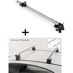 Fahrradträger Bike Pro + Dachträger VDP Delta kompatibel mit für Mercedes E (W213) (4 Türer) ab 2016