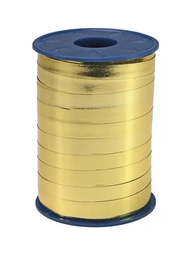 Polyband/Ringelband/Kräuselband Metallic 10mm/250m Gold GM10-634