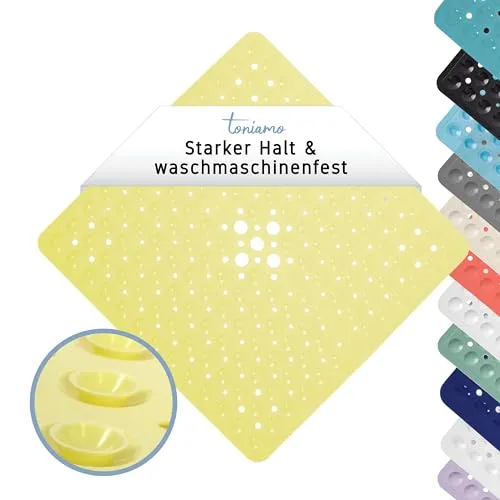 Badematten & Badteppiche Gelb von TONIAMO