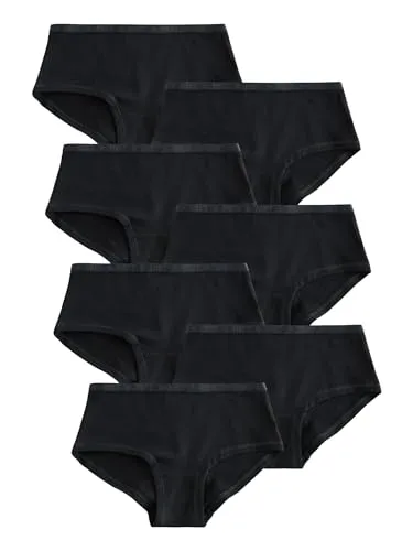 NEXT Mädchen Hipster-Slips, 7er-Pack Schwarz 146-152