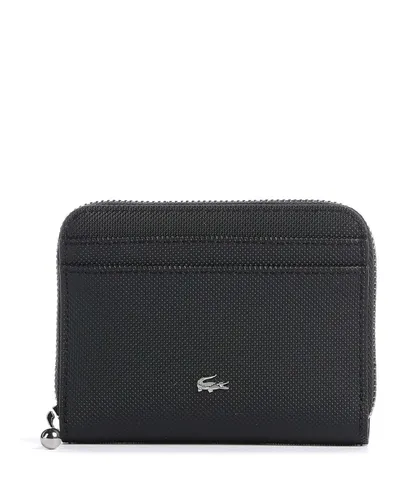 Lacoste Money Pieces Geldbörse 11,5cm (noir) - Geldbörsen & Etuis, stilvolle Damengeldbörse mit 8 Kreditkartenfächern und praktischem Reißverschluss, ideal für modebewusste Frauen.
