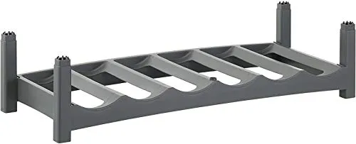 Rotho Flaschenregal Vario 60 x 22 x 14 cm - Haushaltshelfer, platzsparendes Design für optimale Flaschenlagerung in Küche oder Vorratsraum