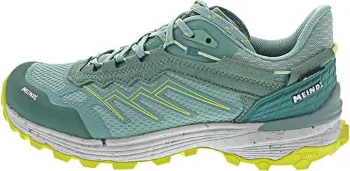 MEINDL Jamaica Lady GTX - Wasserdichte Damen Wanderschuhe in grün-gelb - Wasserdichte Damen Multifunktionsschuhe mit Goretex für optimalen Komfort und Schutz beim Wandern und in der Freizeit.