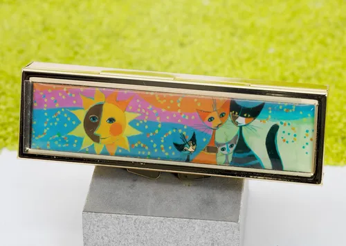 Fridolin 7 Tage Pillendose mit Spiegel Wachtmeister - Momenti di Felicità