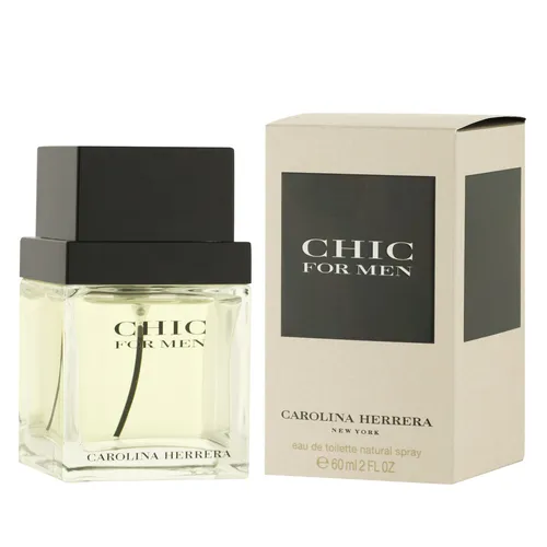 Carolina Herrera Chic for Men Eau de Toilette Spray 60 ml - Herrendüfte, eleganter Duft mit einer frischen Note für den modernen Mann.