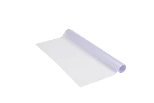 Fensterfolie statisch Vitrostatic Karo klein, Sichtschutz Folie, Milchglasfolie, Scheibenfolie, Folie für Duschkabine, Glasdekorfolie, transparent, 45cm x 1,5m, 200µm (Stärke: 0,2mm), Venilia 53245