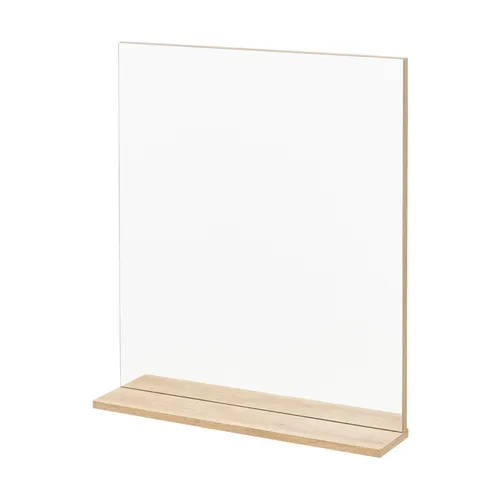 FACKELMANN Badspiegel FINN mit Ablage - Stylischer Badspiegel mit praktischer Ablage, ideal für jedes Badezimmer und sorgt für mehr Ordnung.