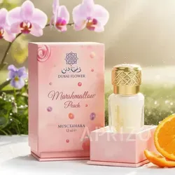 Dubai Flower Musk Tahara Marshmallow Peach 12 ml alkoholfreies Parfümextrakt für Damen