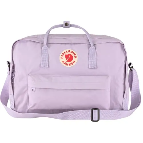 Fjällräven Kanken Weekender Pastel Lavender - Alltags-Rucksäcke: 30-Liter-Duffel-Design, vielseitig tragbar als Reisetasche, Umhängetasche oder Rucksack, aus strapazierfähigem, wasserabweisendem Vinylon-Material.