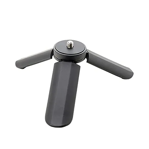 SHULLIN Mini Stativ Handy Stativ Kamera Ständer Mini Tripod Stand Portable Tripod and Grip Stabilizer Tragfähigkeit max 600g mit 1/4 Zoll Schraube für Smartphone DSLR-Kamera (1)