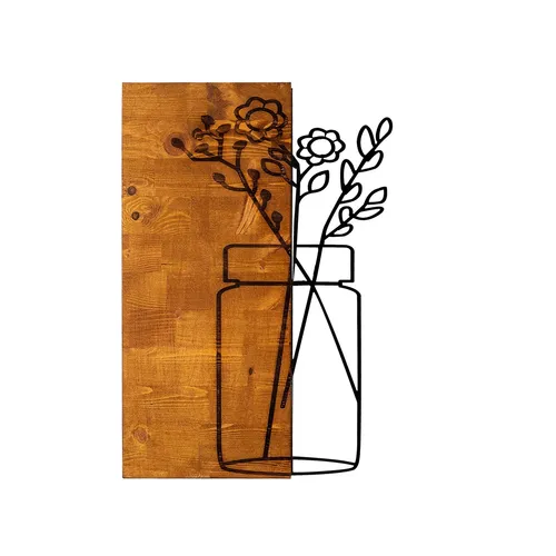 Wandbehänge 50 % Holz Walnuss Schwarz - Elegantes Wandaccessoire aus 50 % Holz in Walnuss Schwarz, ideal zur stilvollen Raumgestaltung. Verleihen Sie Ihrem Zuhause einen modernen Akzent.