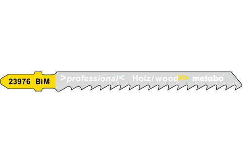 Metabo 5 Stück Stichsägeblätter Holz profess. 74/ 4,0 mm (623976000) #OB