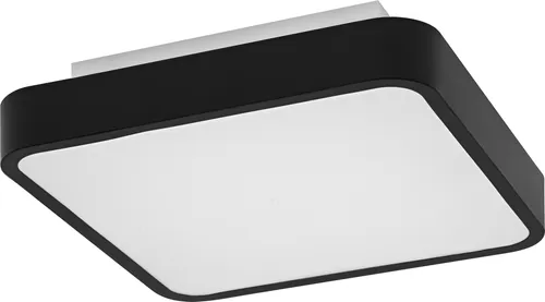 LEDVANCE ORBIS BACKLITE SQUARE SMART+ WiFi schwarz - Dimmbar, 28W, RGB - Lampen - Smarte LED-Deckenleuchte mit 2400 Lumen, steuerbar via App, Google Assistant oder Alexa. Ideal für Küche, Wohn- und Arbeitszimmer.