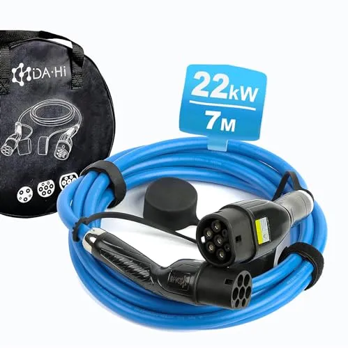 DA • Hi Typ 2 auf Typ 2 Ladekabel für Elektroautos