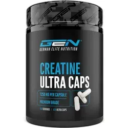 Creatine Ultra Caps - Hochdosiertes Creatin Monohydrat - Aminosäure Kreatin: 420 Kapseln mit je 1250 mg reinem Creatin Monohydrat, ideal für langanhaltende Energie und Muskelaufbau, laborgeprüft und frei von unerwünschten Zusätzen.