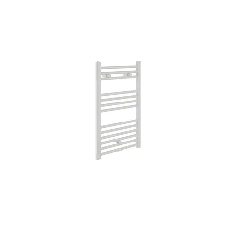 Sanotechnik Badheizkörper Bari - Handtuchheizkörper weiß 60x80 cm - Heizkörper für Innenräume mit 700 W Heizleistung, ideal zum Trocknen von Handtüchern und zur Raumheizung, pulverbeschichtet für glänzende Optik.