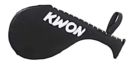 KWON® Doppel Hand Mitt Dark Line Pratze Kunstleder Schlagpolster 4090070 - Hochwertige Doppel-Hand Mitt für effektives Vollkontakttraining. Ideal für Taekwondo, MMA und Kickboxen. Strapazierfähiges Kunstleder und spezielle Schaumstoffmischung sorgen für optimale Dämpfung.