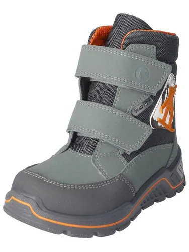 Ricosta Kinder Winterstiefeletten FLEX Dunkelgrün Grau