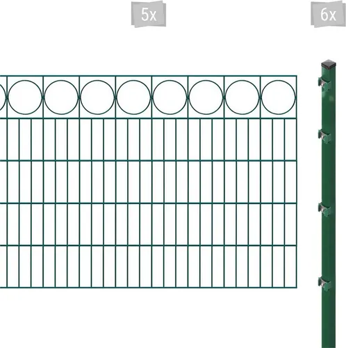 Arvotec Doppelstabmattenzaun ESSENTIAL 100 - Flexibel und Robust - Doppelstabmattenzaun, 100 cm hoch, langlebig und witterungsbeständig durch Verzinkung und Pulverbeschichtung. Ideal für individuelle Zaunanlagen im modernen Design.