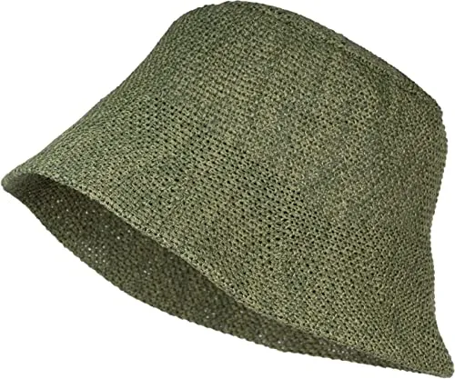 styleBREAKER Damen Papierstroh Sonnenhut | Faltbarer Fischerhut - Sonnenhüte für Damen mit breiter Krempe für optimalen Sonnenschutz - Leichter, faltbarer Bucket Hat aus atmungsaktivem Papierstroh, ideal für Strand und Outdoor-Aktivitäten.