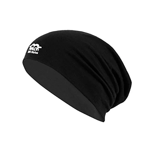 P.A.C. Beanie Black für Damen und Herren, Einheitsgröße - Strickmützen für Herren, stylisch und warm, perfekt für kalte Tage.