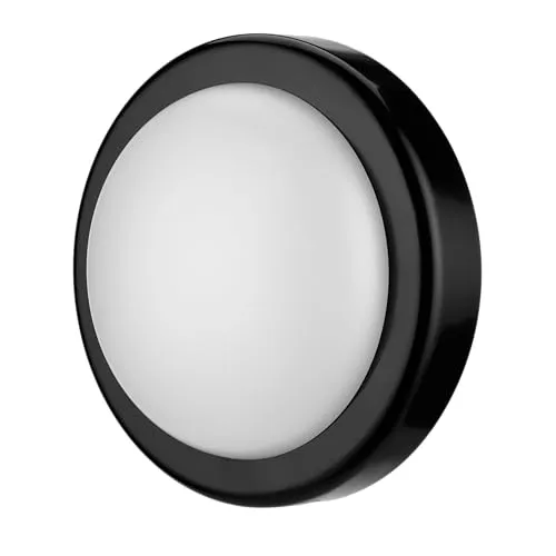 REV Aussenleuchte, LED Decken- Wandlampe, 14W, IP44, Ø20cm, bis 25.000h, schwarz