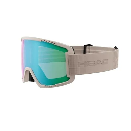 HEAD - Ski-/Snowbrille Contex Green Sand Cat 2 – Herren – Größe M – Beige