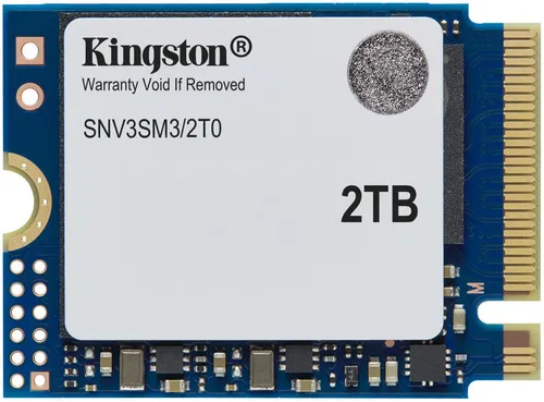 Kingston 2000G NV3 M.2 2230 NVMe SSD - 2 TB - Festplatte mit ultraschneller NVMe-Technologie und 6000 MB/s Lese- und Schreibgeschwindigkeit, ideal für Gaming und kreative Anwendungen.