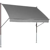 Angerer Klemmmarkise hellgrau 250 cm