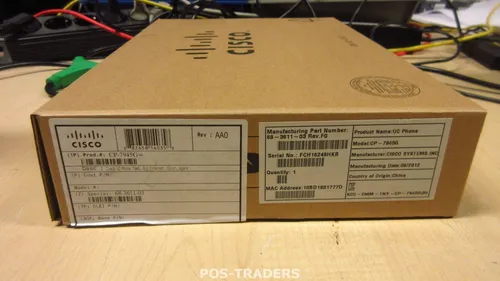 Produktbild Cisco CP-7945G 2-Line Color Gigabit IP VoIP Phone 7945 IP Telephone NEW IN BOX